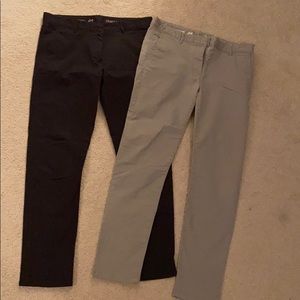 Set of Gap skinny mini khakis